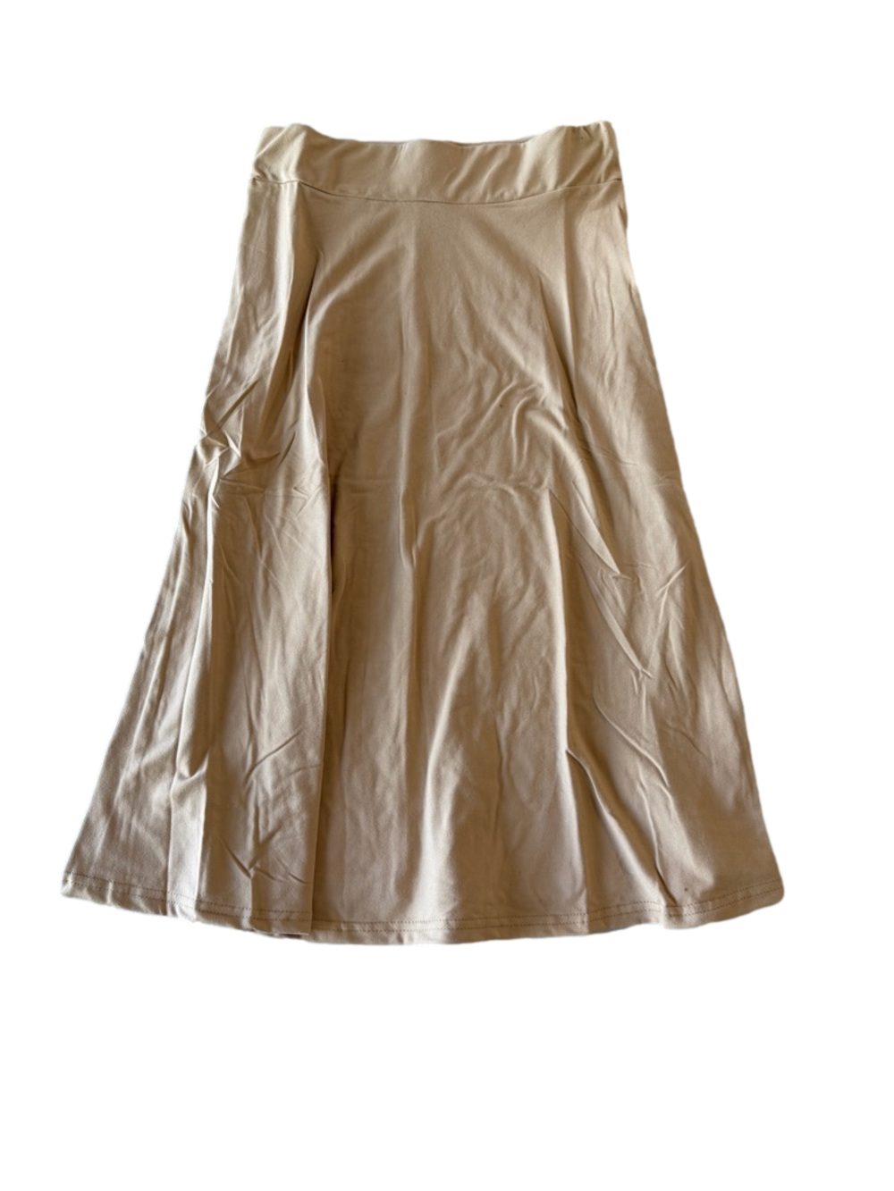 Women's Pull On Elastic Waist Aline Swing Skirt Size L #260839